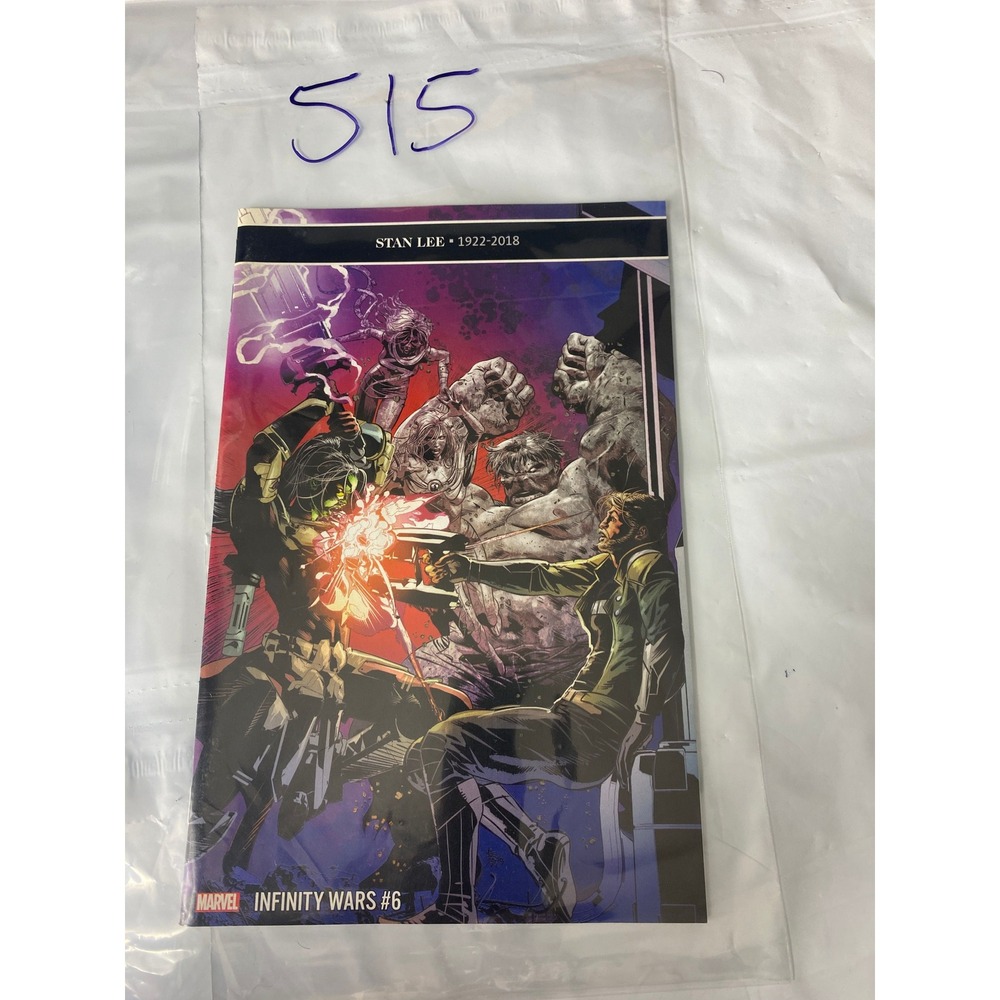 Marvel Infinity Wars 6 Comic Book Stan Lee 1922 2018‎ Tribute